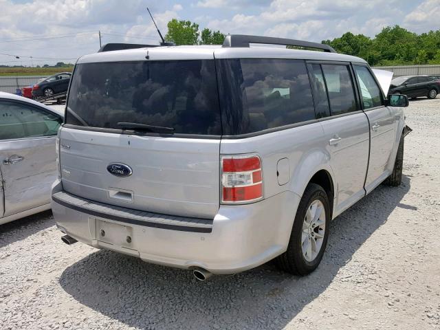 2FMGK5B80EBD32479 - 2014 FORD FLEX SE SILVER photo 4