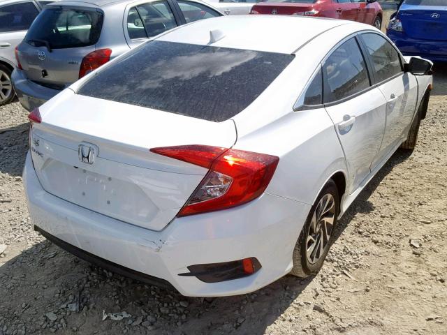 19XFC2F70JE039438 - 2018 HONDA CIVIC EX WHITE photo 4