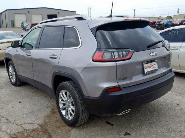 1C4PJLCX8KD111073 - 2019 JEEP CHEROKEE L GRAY photo 3