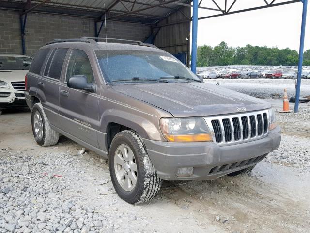 1J4GX48N31C562731 - 2001 JEEP GRAND CHER BROWN photo 1