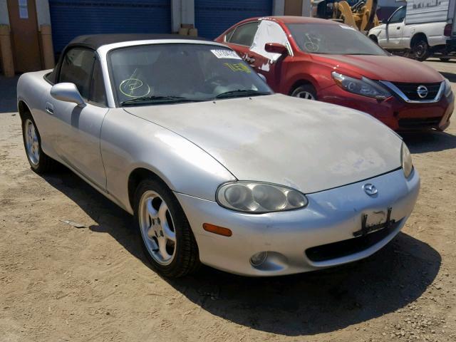 JM1NB353310217399 - 2001 MAZDA MX-5 MIATA SILVER photo 1