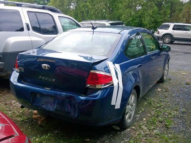 1FAHP32N48W277080 - 2008 FORD FOCUS S/SE BLUE photo 4