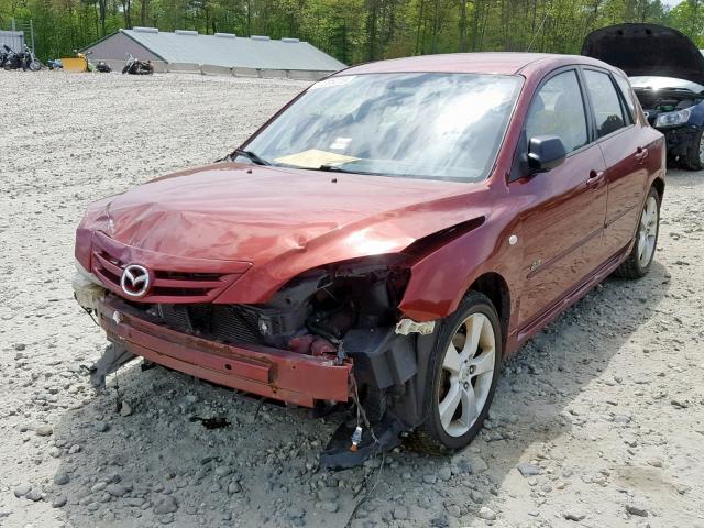 JM1BK344261543810 - 2006 MAZDA 3 HATCHBAC RED photo 2