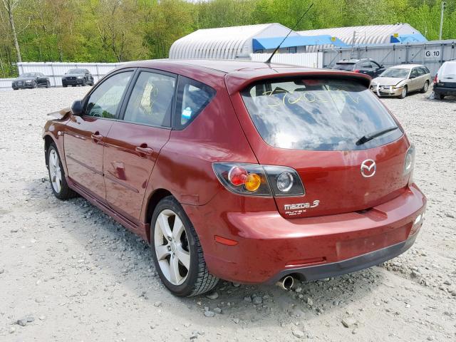 JM1BK344261543810 - 2006 MAZDA 3 HATCHBAC RED photo 3