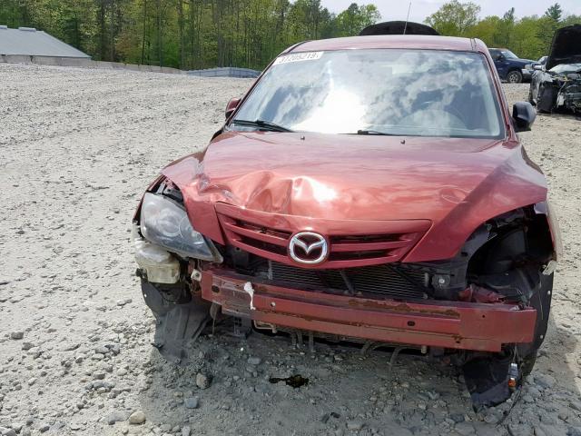 JM1BK344261543810 - 2006 MAZDA 3 HATCHBAC RED photo 9