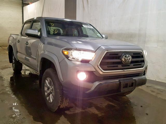 3TMCZ5AN2KM229032 - 2019 TOYOTA TACOMA DOU GRAY photo 1