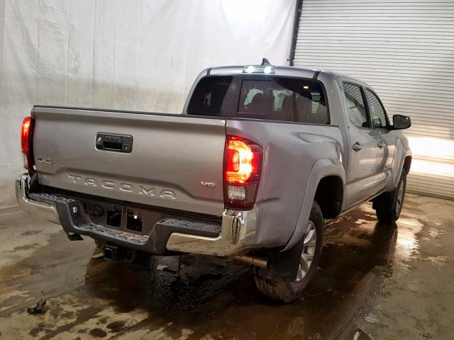 3TMCZ5AN2KM229032 - 2019 TOYOTA TACOMA DOU GRAY photo 4