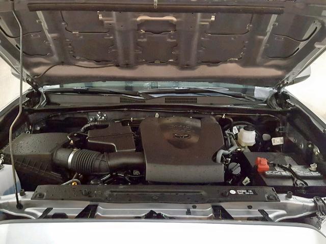 3TMCZ5AN2KM229032 - 2019 TOYOTA TACOMA DOU GRAY photo 7