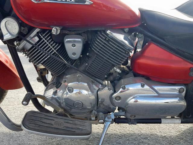 JYAVP11E38A112455 - 2008 YAMAHA XVS1100 A RED photo 7