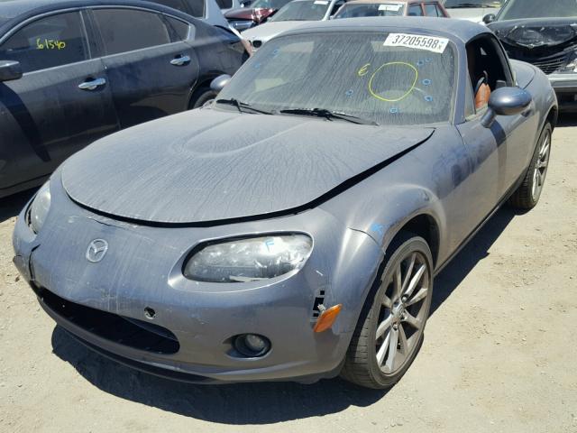 JM1NC26F280145802 - 2008 MAZDA MX-5 MIATA GRAY photo 2