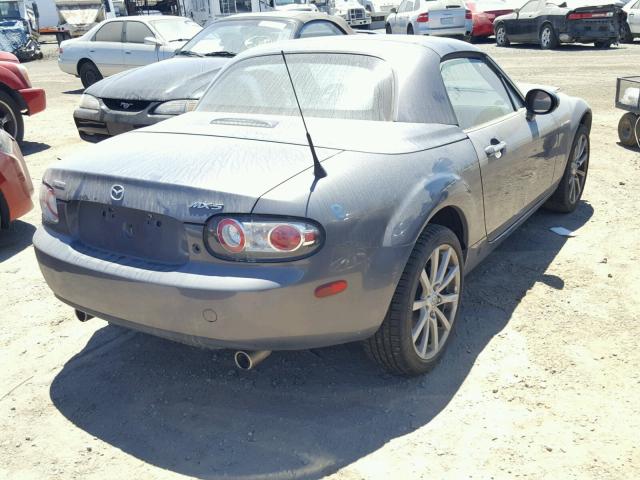 JM1NC26F280145802 - 2008 MAZDA MX-5 MIATA GRAY photo 4