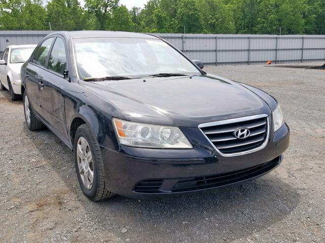 5NPET46C39H542599 - 2009 HYUNDAI SONATA GLS BLACK photo 1