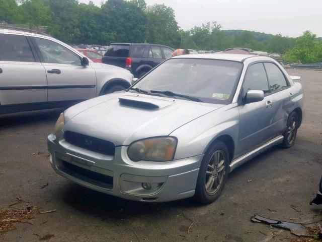 JF1GD296X5G509538 - 2005 SUBARU IMPREZA WR SILVER photo 2