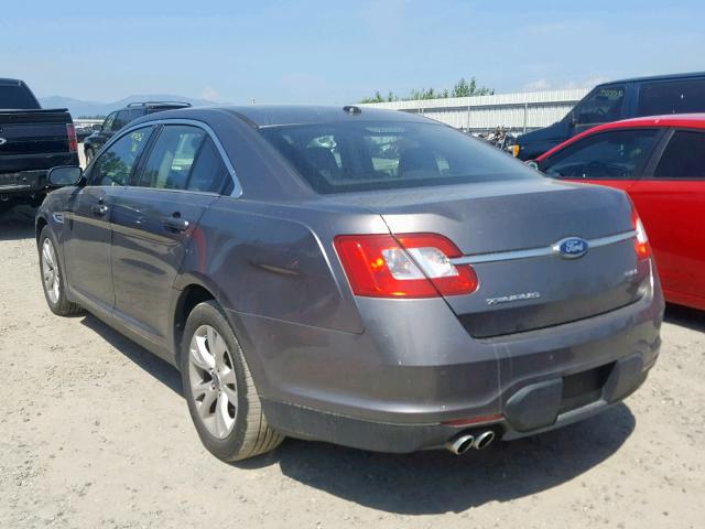 1FAHP2EW0BG149323 - 2011 FORD TAURUS SEL GRAY photo 3