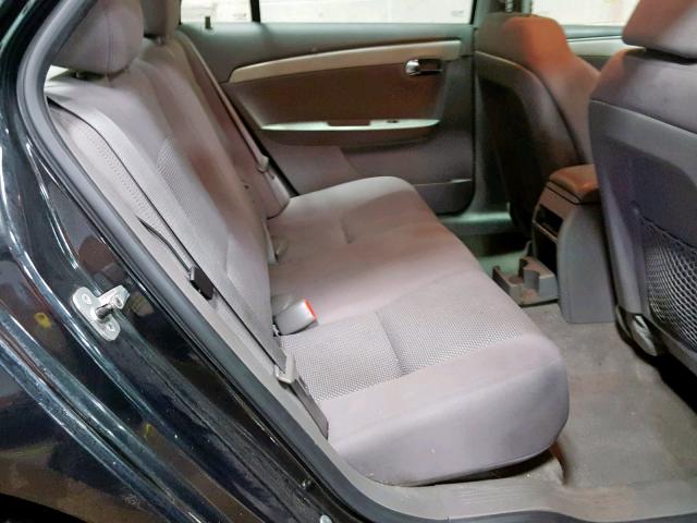 1G1ZC5E03AF250439 - 2010 CHEVROLET MALIBU 1LT 黑色 照片 6