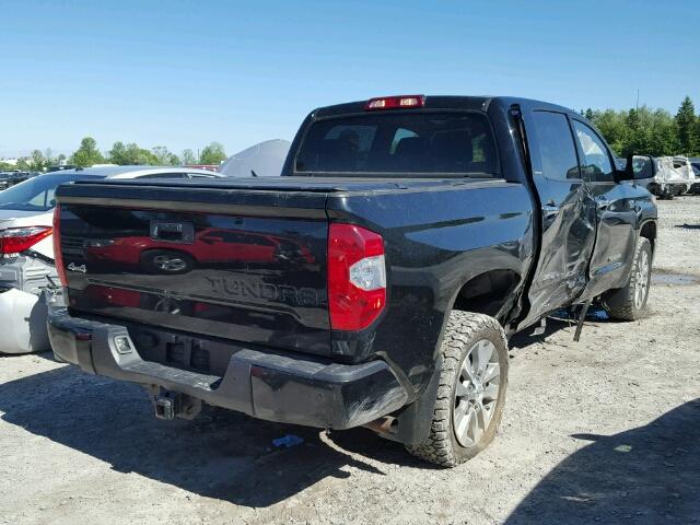 5TFHY5F12FX471625 - 2015 TOYOTA TUNDRA CRE BLACK photo 4