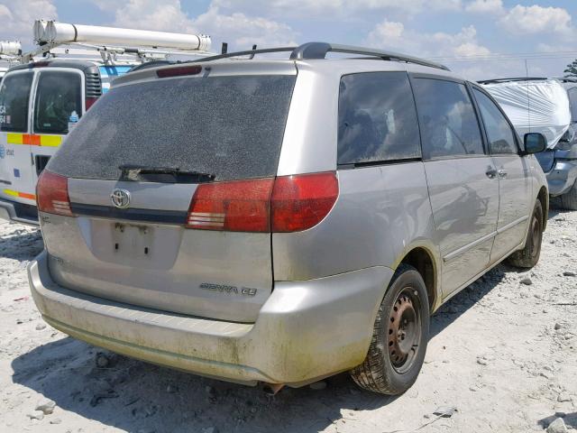 5TDZA23C85S277246 - 2005 TOYOTA SIENNA CE GOLD photo 4