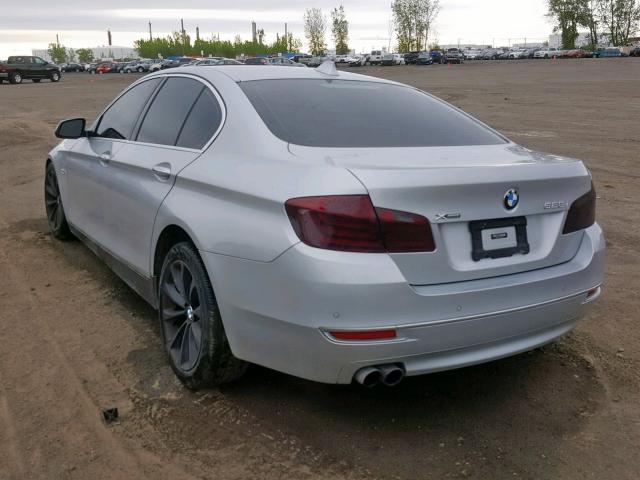 WBA5A7C53ED612919 - 2014 BMW 528 XI SILVER photo 3