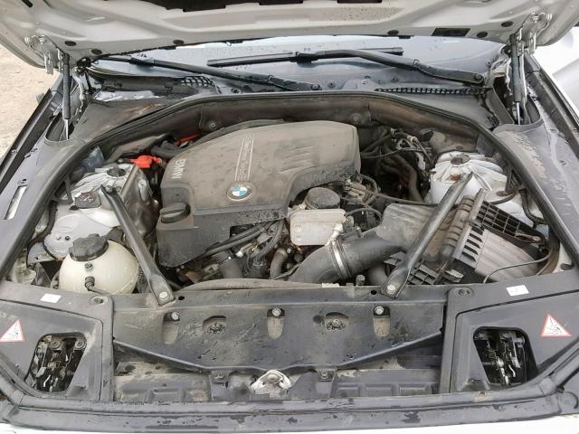 WBA5A7C53ED612919 - 2014 BMW 528 XI SILVER photo 7