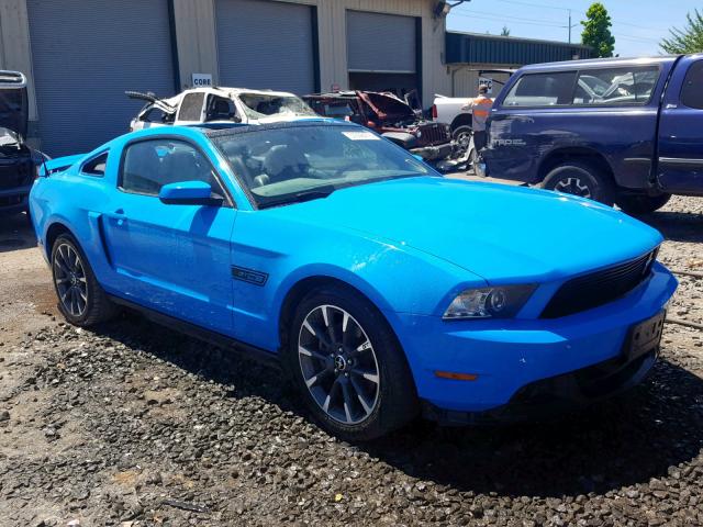 1ZVBP8CFXC5219894 - 2012 FORD MUSTANG GT BLUE photo 1