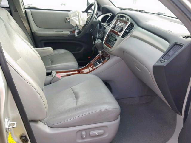 JTEDW21A760011066 - 2006 TOYOTA HIGHLANDER SILVER photo 5