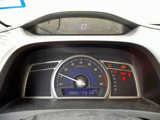 19XFA16669E022968 - 2009 HONDA CIVIC LX-S BLACK photo 8