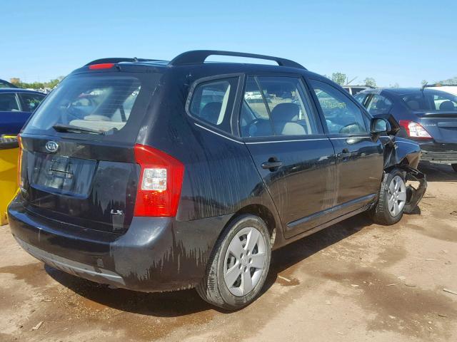 KNAFG528797273203 - 2009 KIA RONDO BASE BLACK photo 4