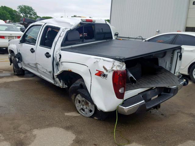 1GCDT136X68278347 - 2006 CHEVROLET COLORADO WHITE photo 3