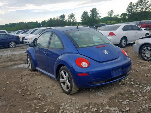 3VWSW31C67M510083 - 2007 VOLKSWAGEN NEW BEETLE 蓝色 照片 3