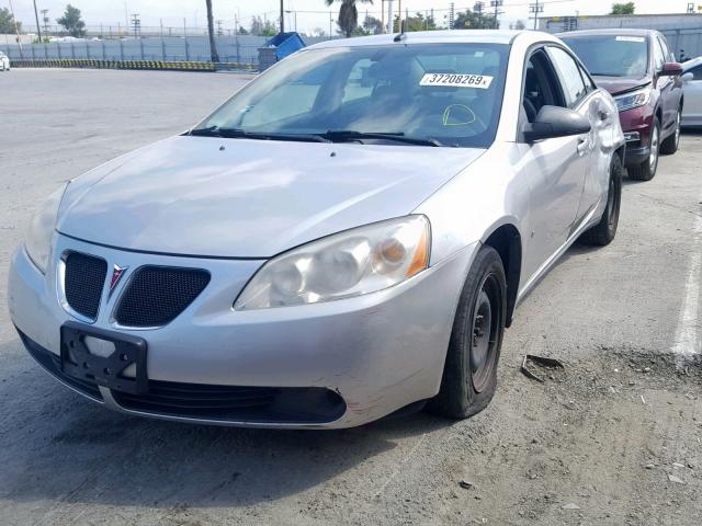 1G2ZF57B584220107 - 2008 PONTIAC G6 VALUE L GRAY photo 2