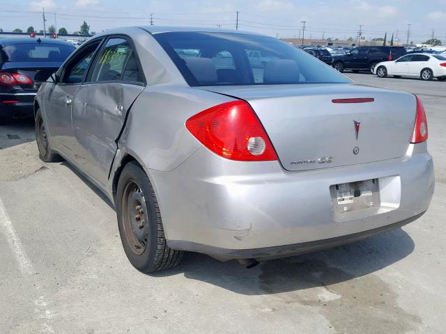 1G2ZF57B584220107 - 2008 PONTIAC G6 VALUE L GRAY photo 3