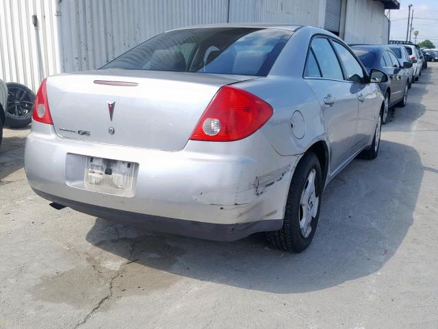 1G2ZF57B584220107 - 2008 PONTIAC G6 VALUE L GRAY photo 4