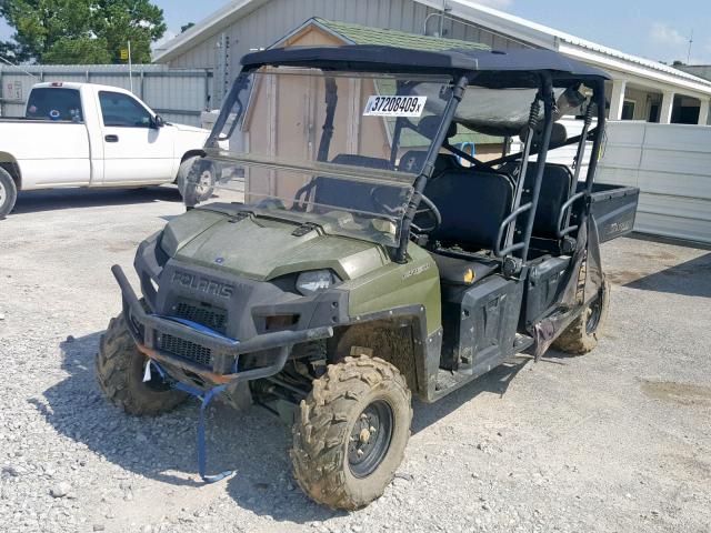 4XAWH76A1D2292920 - 2013 POLARIS RANGER 800 GREEN photo 2