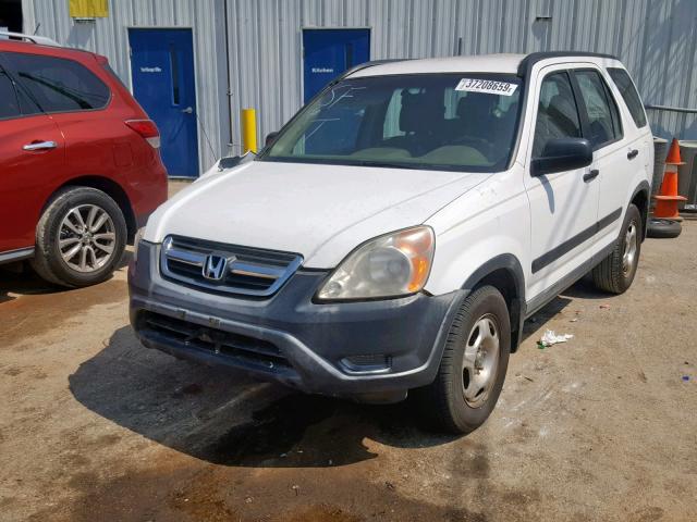 JHLRD68492C016028 - 2002 HONDA CR-V LX WHITE photo 2