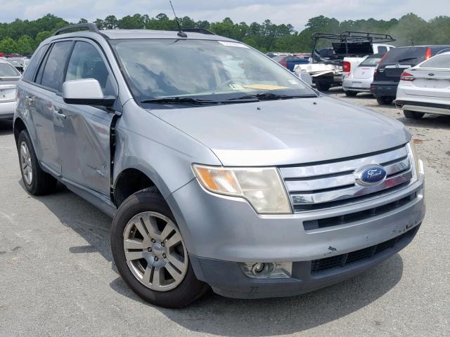 2FMDK38C77BA71809 - 2007 FORD EDGE SEL SILVER photo 1