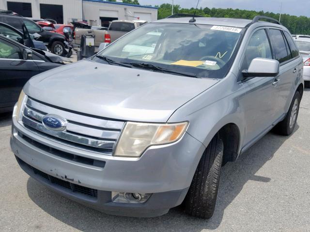 2FMDK38C77BA71809 - 2007 FORD EDGE SEL SILVER photo 2