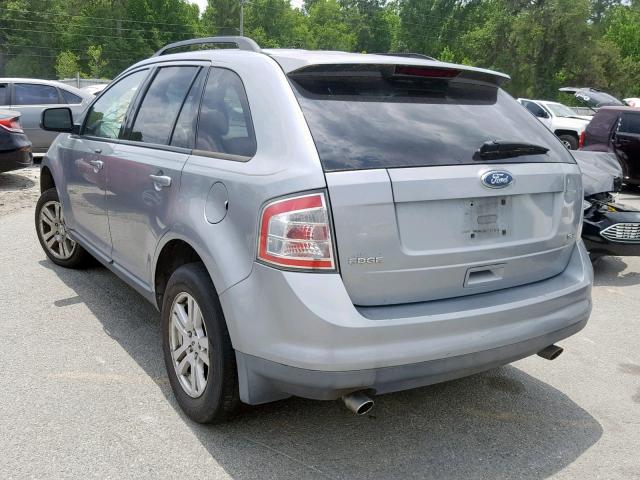 2FMDK38C77BA71809 - 2007 FORD EDGE SEL SILVER photo 3