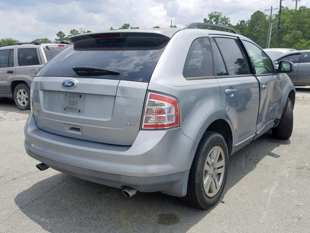 2FMDK38C77BA71809 - 2007 FORD EDGE SEL SILVER photo 4