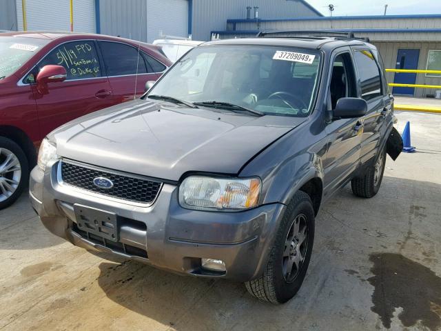 1FMCU04184KA37324 - 2004 FORD ESCAPE LIM GRAY photo 2