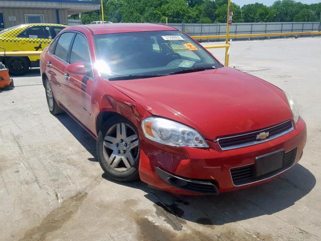 2G1WU58R179245431 - 2007 CHEVROLET IMPALA LTZ RED photo 1