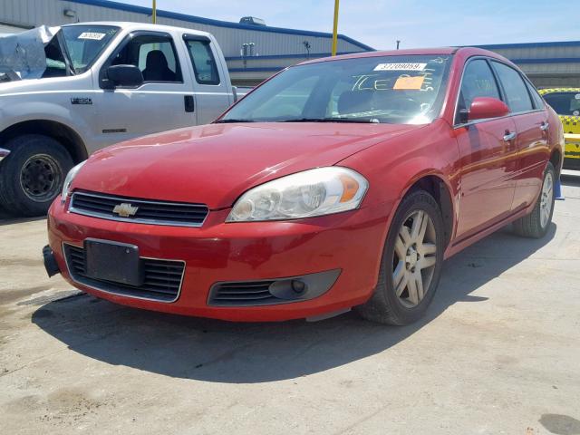 2G1WU58R179245431 - 2007 CHEVROLET IMPALA LTZ RED photo 2