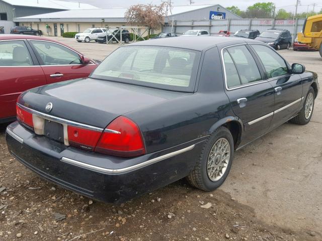 2MEFM74W8YX697399 - 2000 MERCURY GRAND MARQ BLACK photo 4