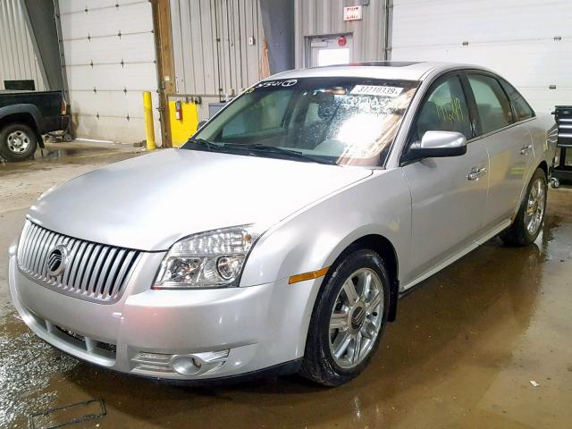 1MEHM42W69G621181 - 2009 MERCURY SABLE PREM SILVER photo 2