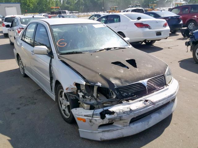 JA3AJ86E82U084324 - 2002 MITSUBISHI LANCER OZ SILVER photo 1