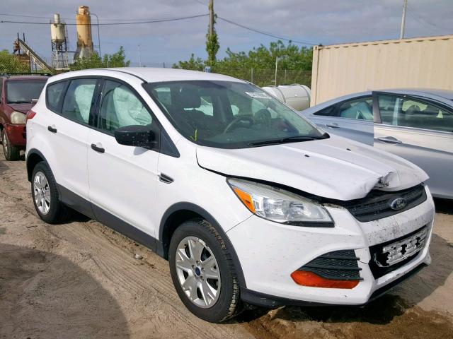 1FMCU0F77DUA28412 - 2013 FORD ESCAPE S WHITE photo 1