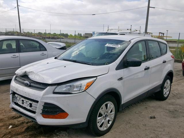 1FMCU0F77DUA28412 - 2013 FORD ESCAPE S WHITE photo 2