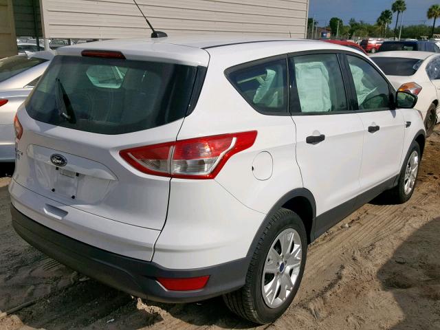 1FMCU0F77DUA28412 - 2013 FORD ESCAPE S WHITE photo 4