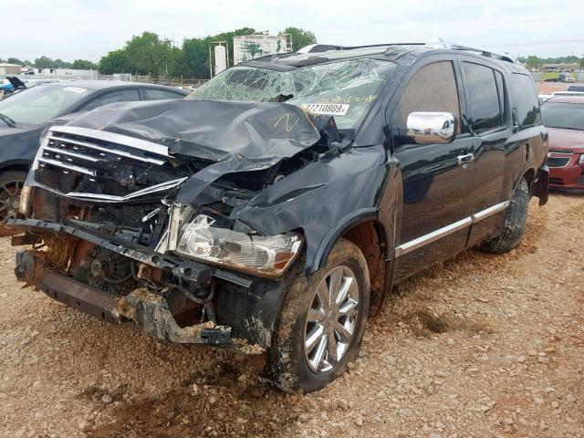 5N3AA08D59N904275 - 2009 INFINITI QX56 BLACK photo 2