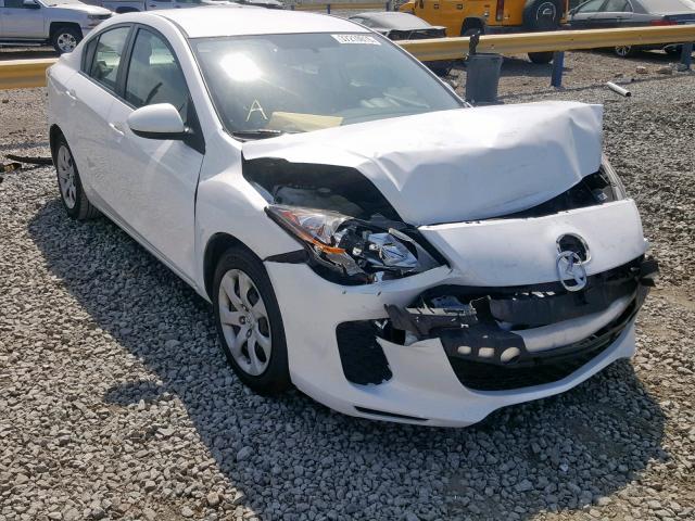 JM1BL1UF6C1591146 - 2012 MAZDA 3 I WHITE photo 1