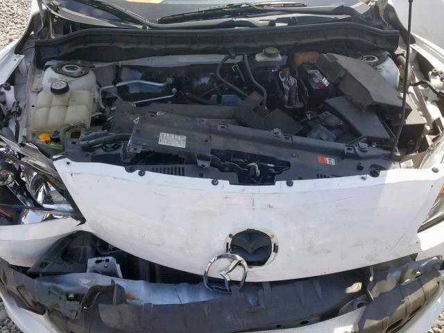 JM1BL1UF6C1591146 - 2012 MAZDA 3 I WHITE photo 7